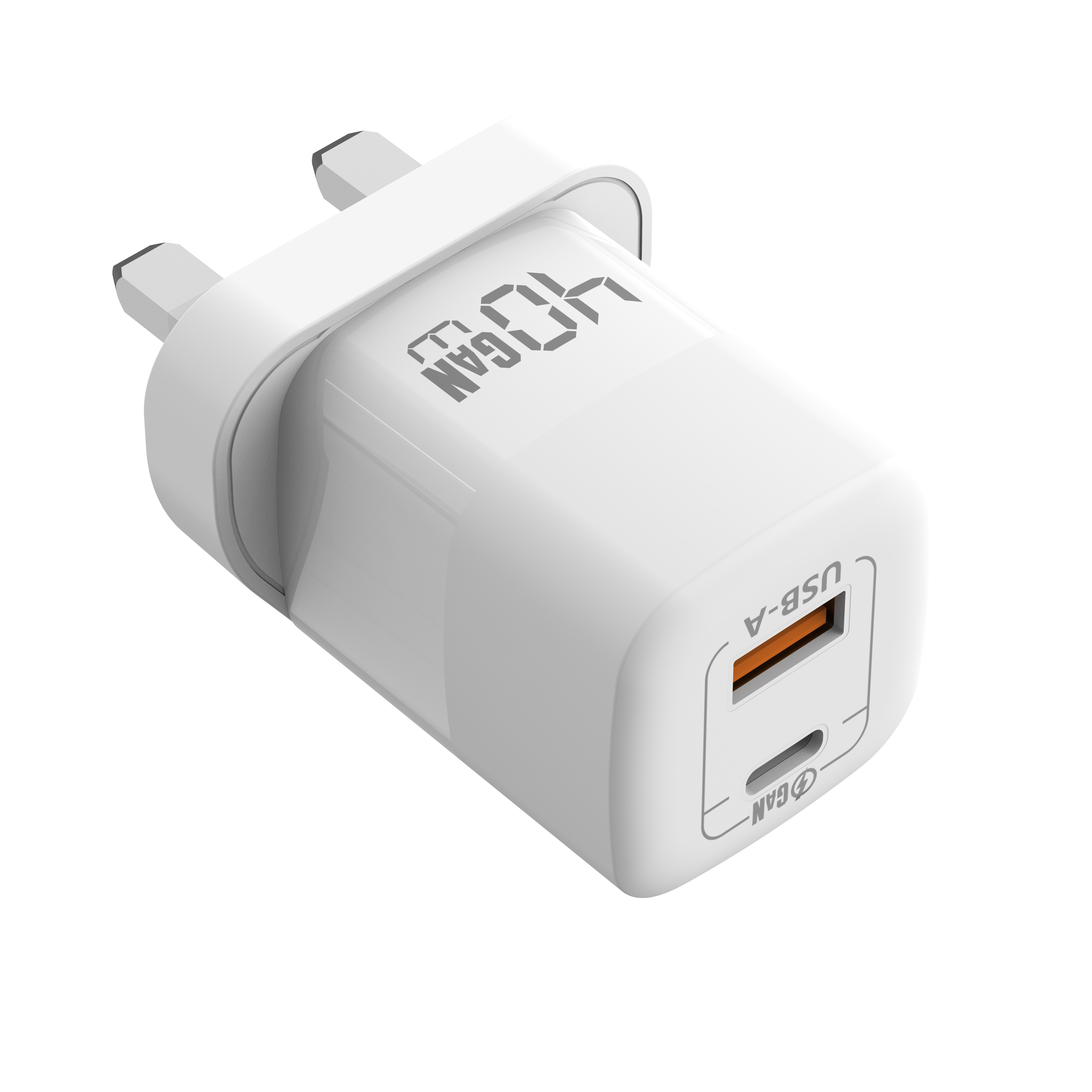 GaN Charger 40W USB-A+C