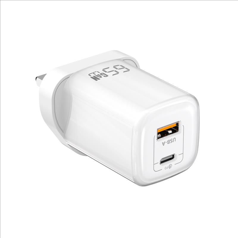 GaN Charger 65W USB-A+C