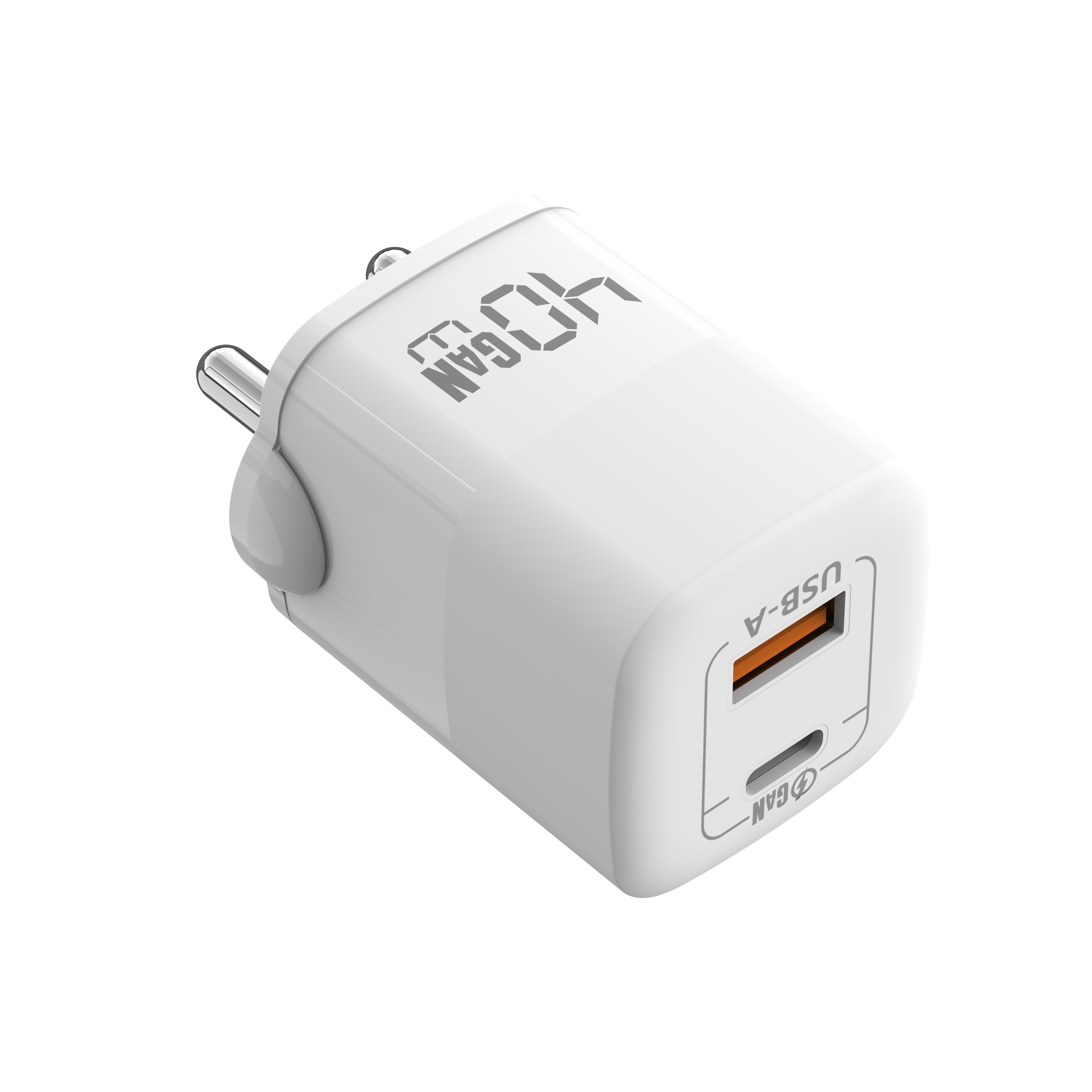 GaN Charger 40W USB-A+C