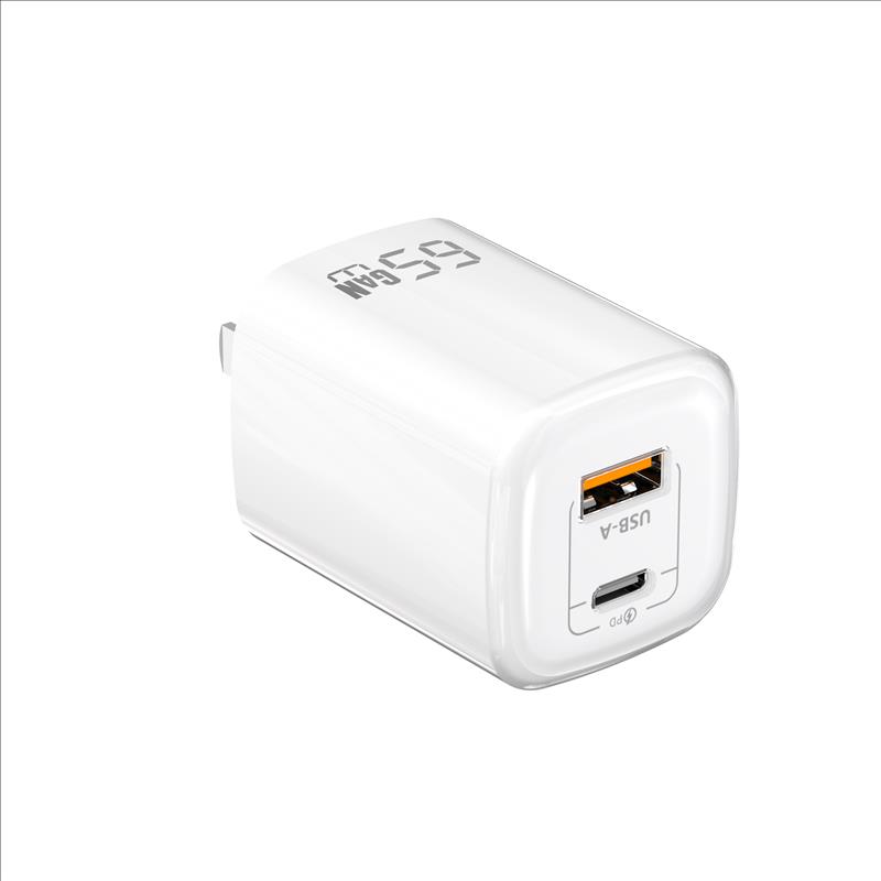 GaN Charger 65W USB-A+C
