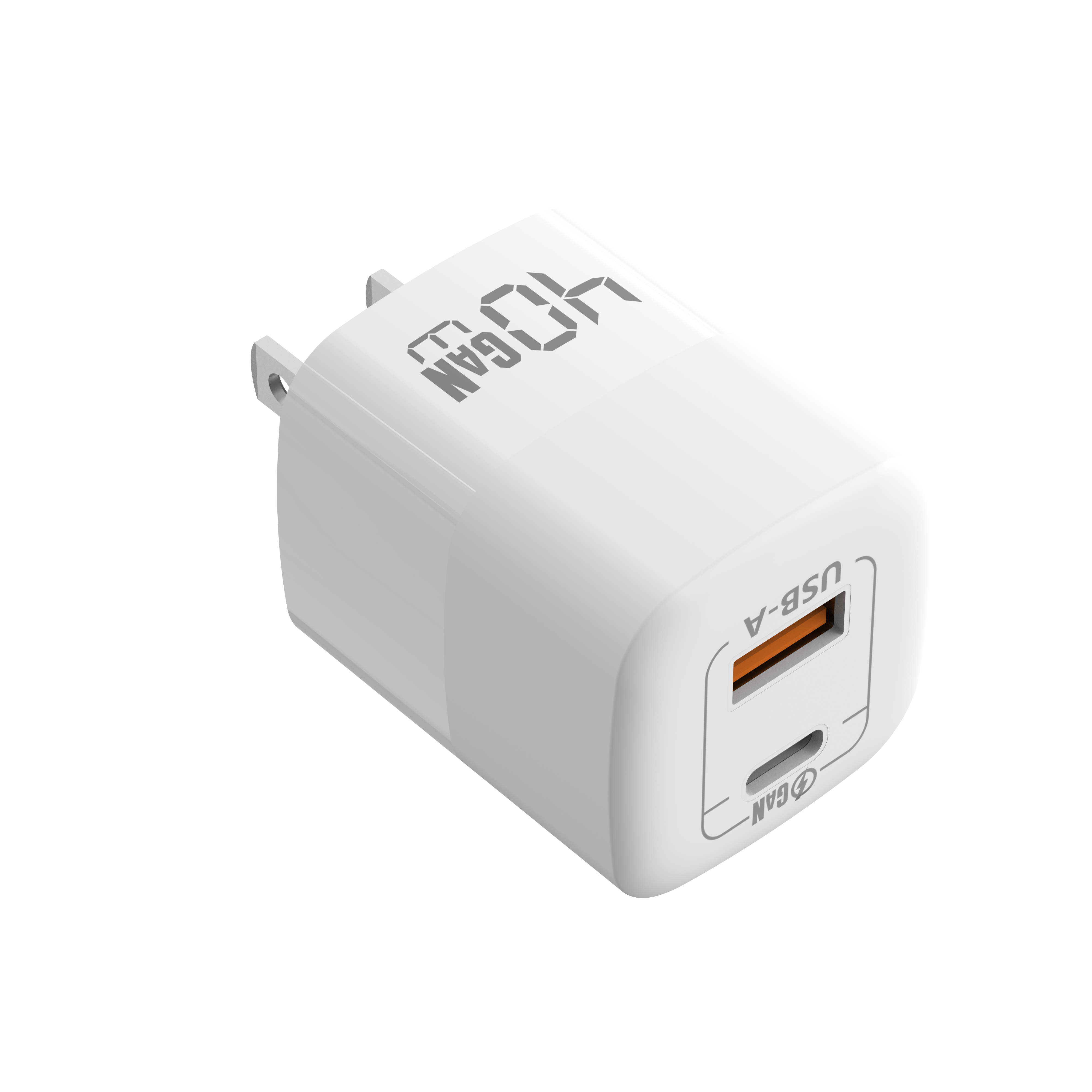 GaN Charger 40W USB-A+C