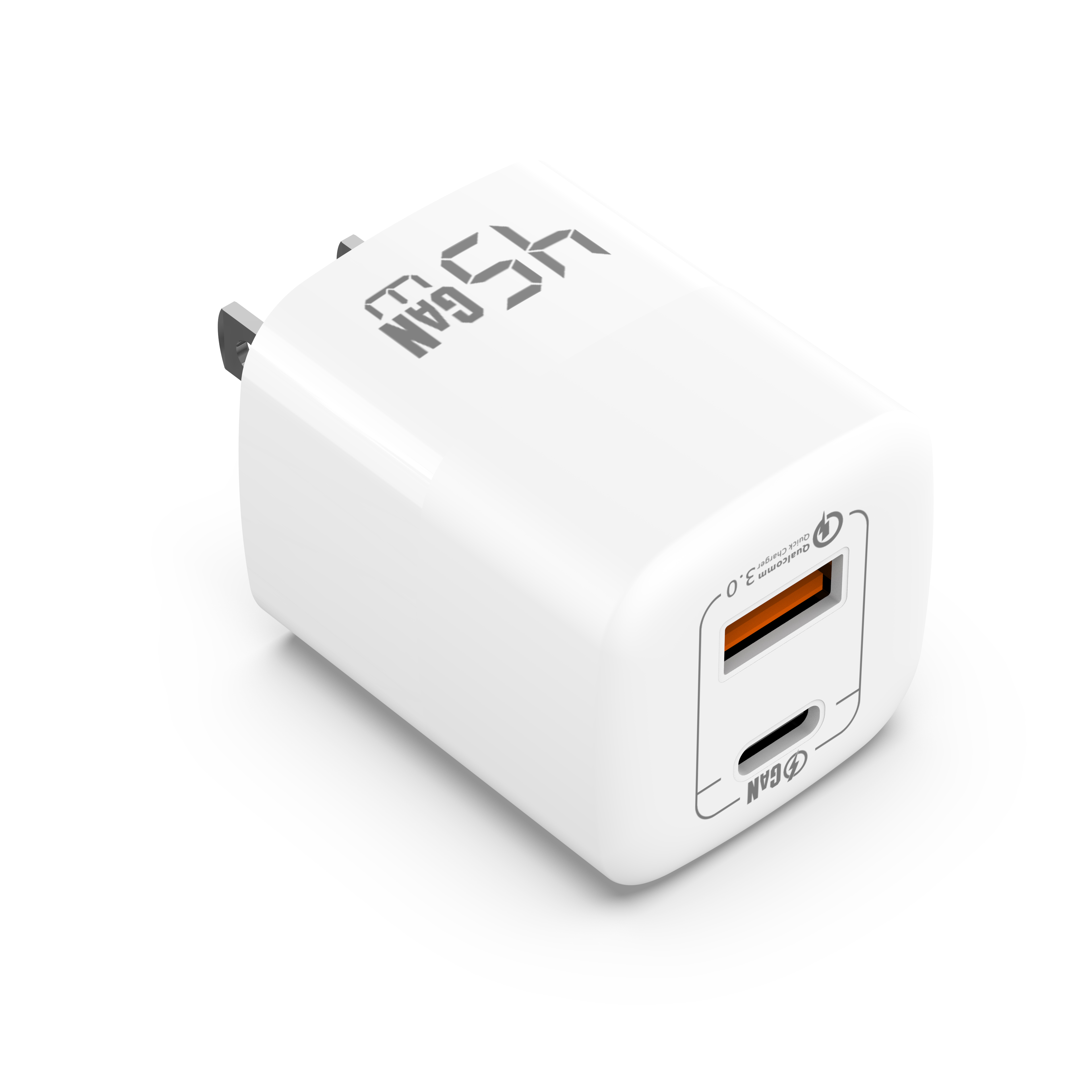 GaN Charger 45W USB-A+C