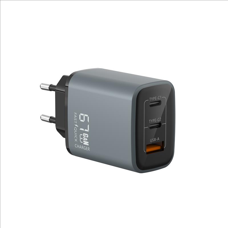 GaN Charger 67W USB-A+2C
