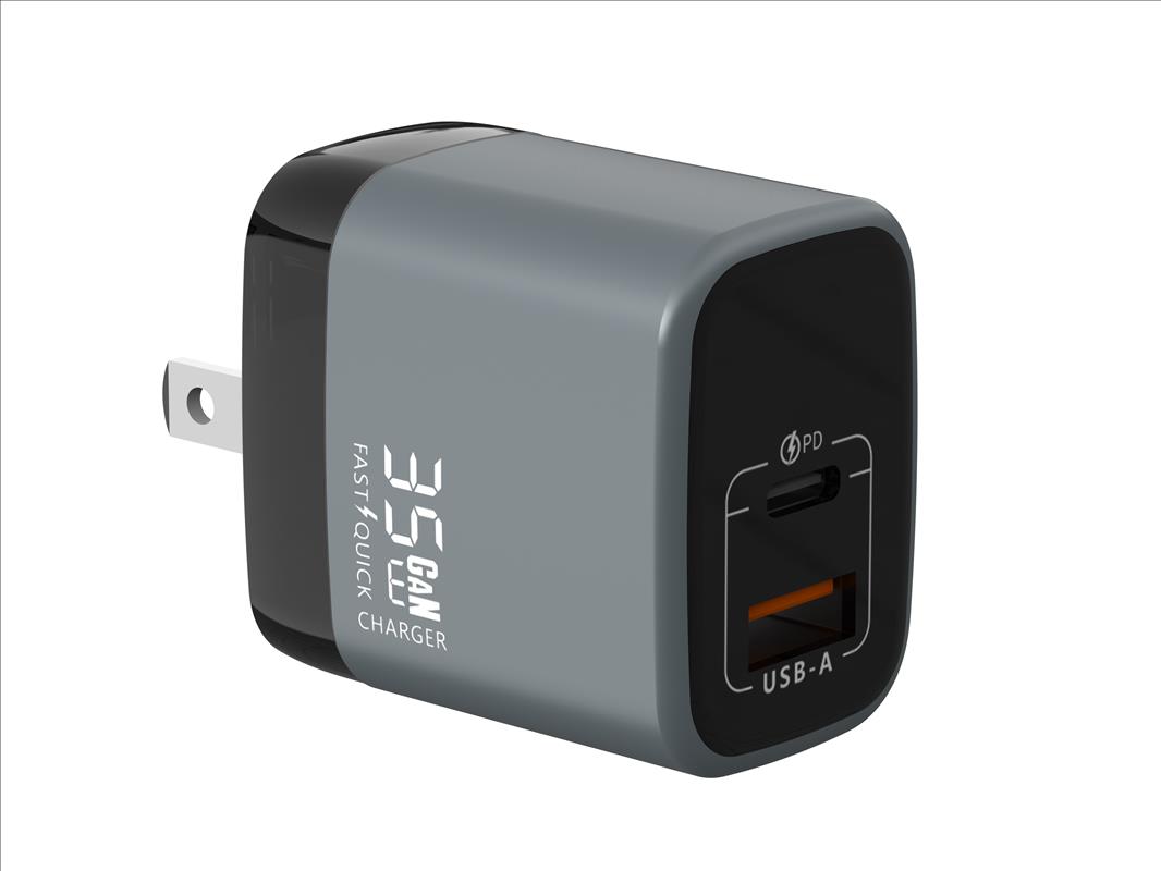 GaN Charger 35W USB-A+C