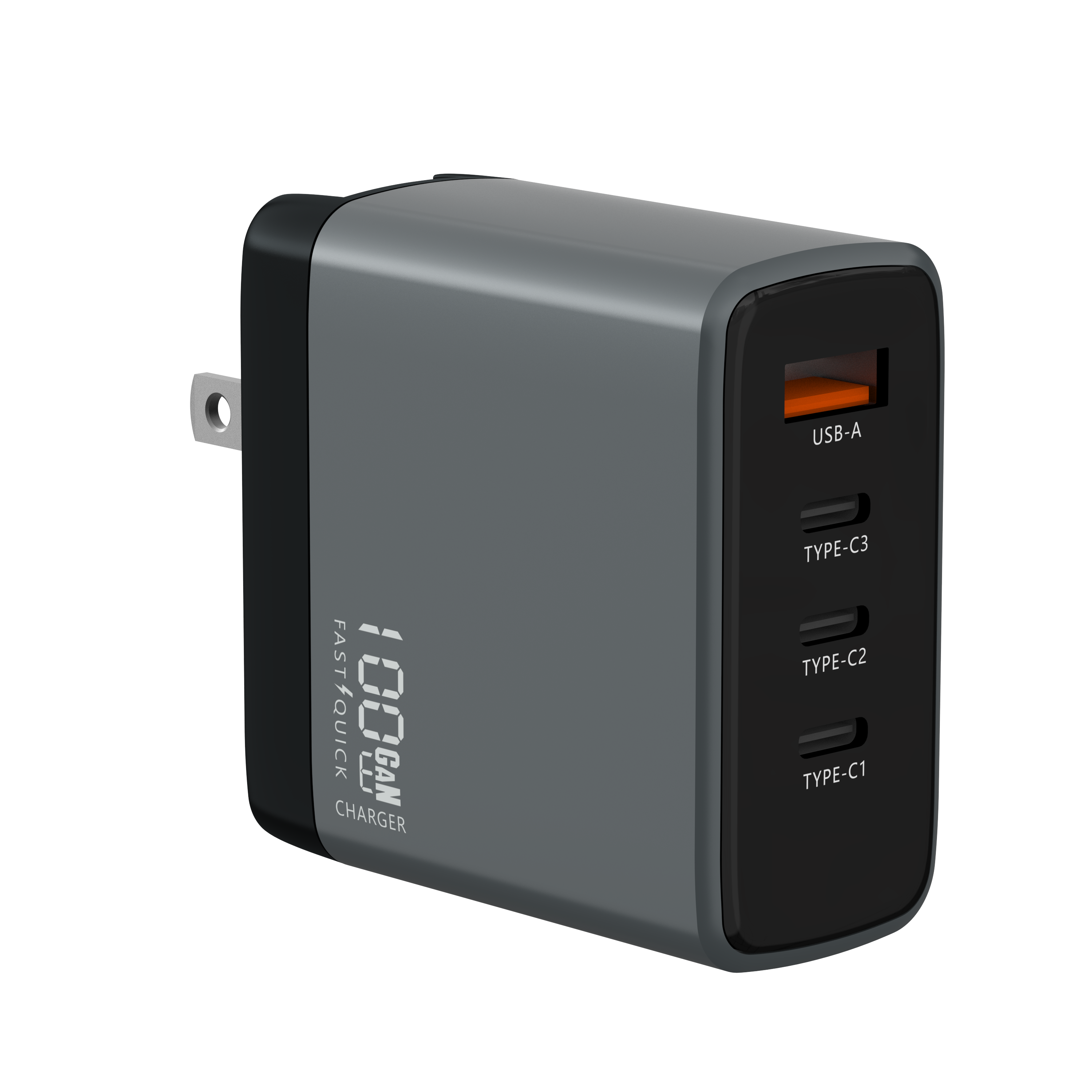 GaN Charger 100W USB-A+3C
