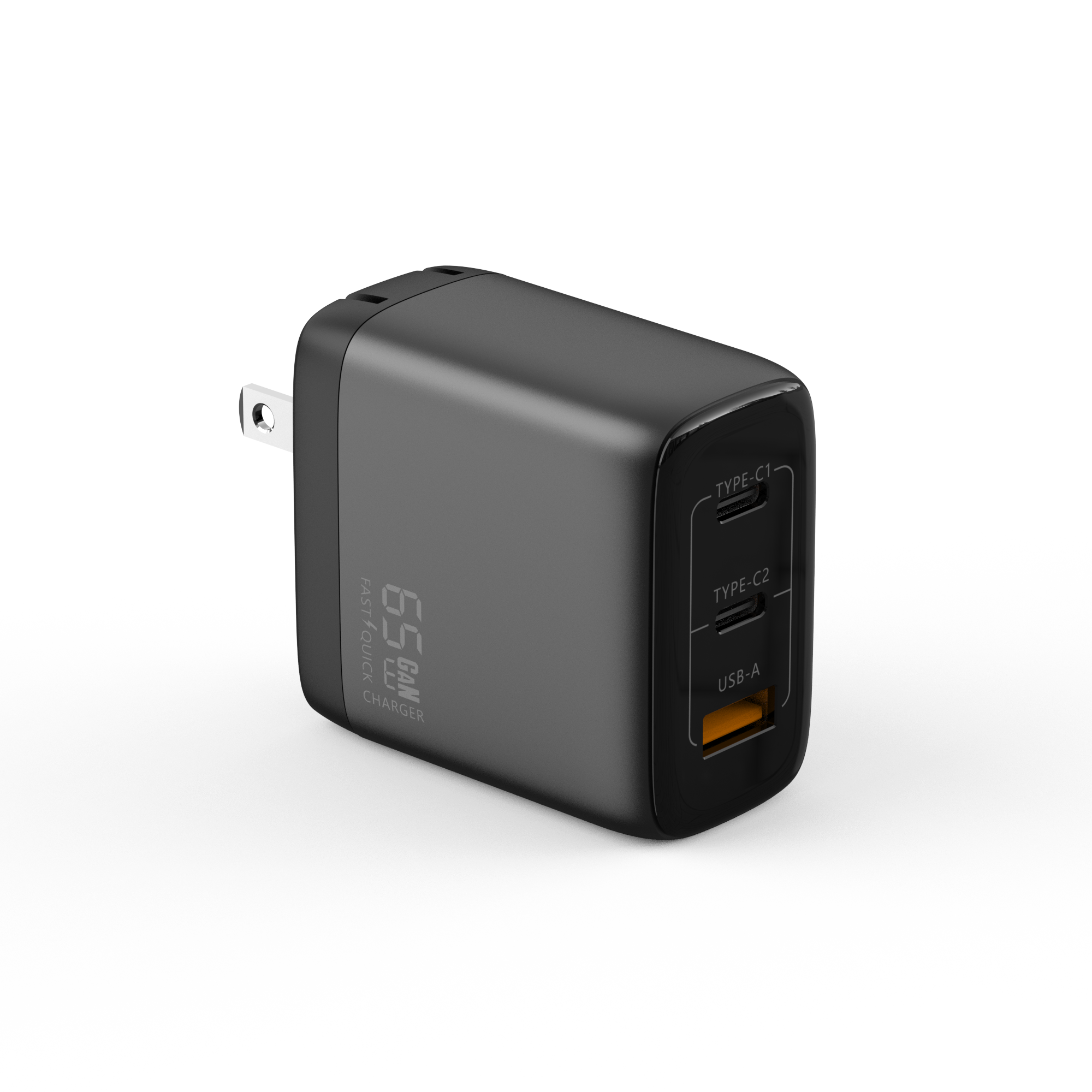 GaN Charger 65W USB-A+2C
