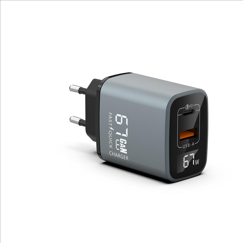 GaN Charger 67W USB-A+C