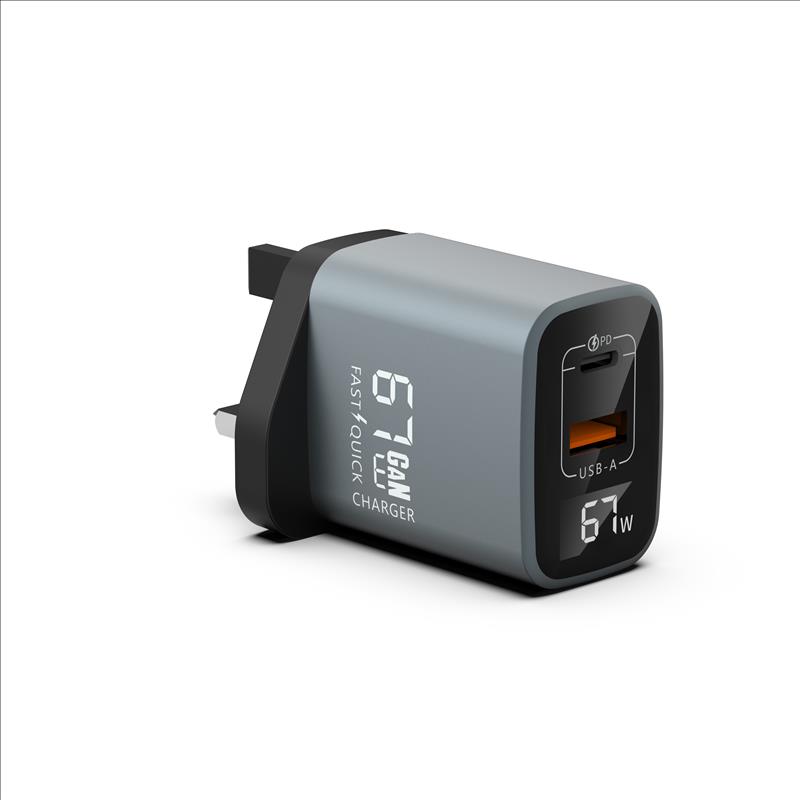 GaN Charger 67W USB-A+C