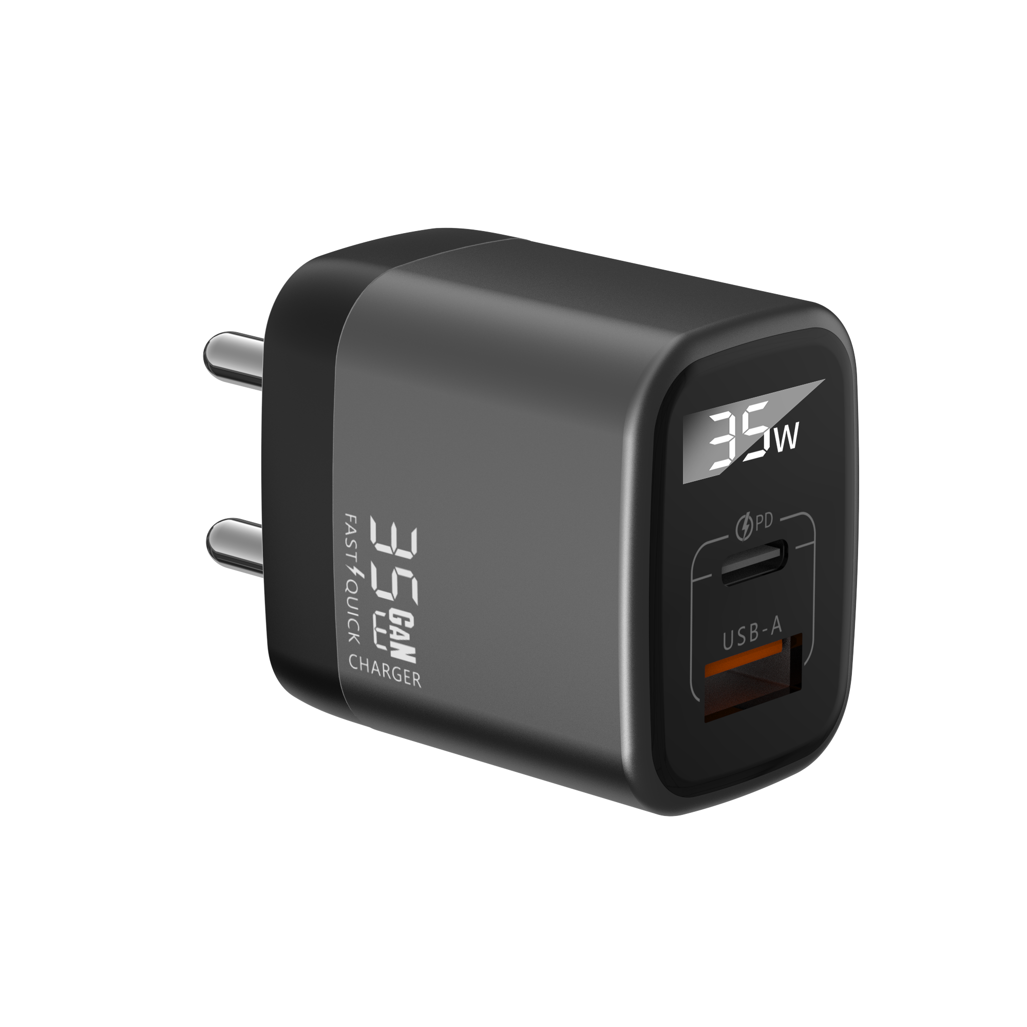 GaN Charger 35W USB-A+C
