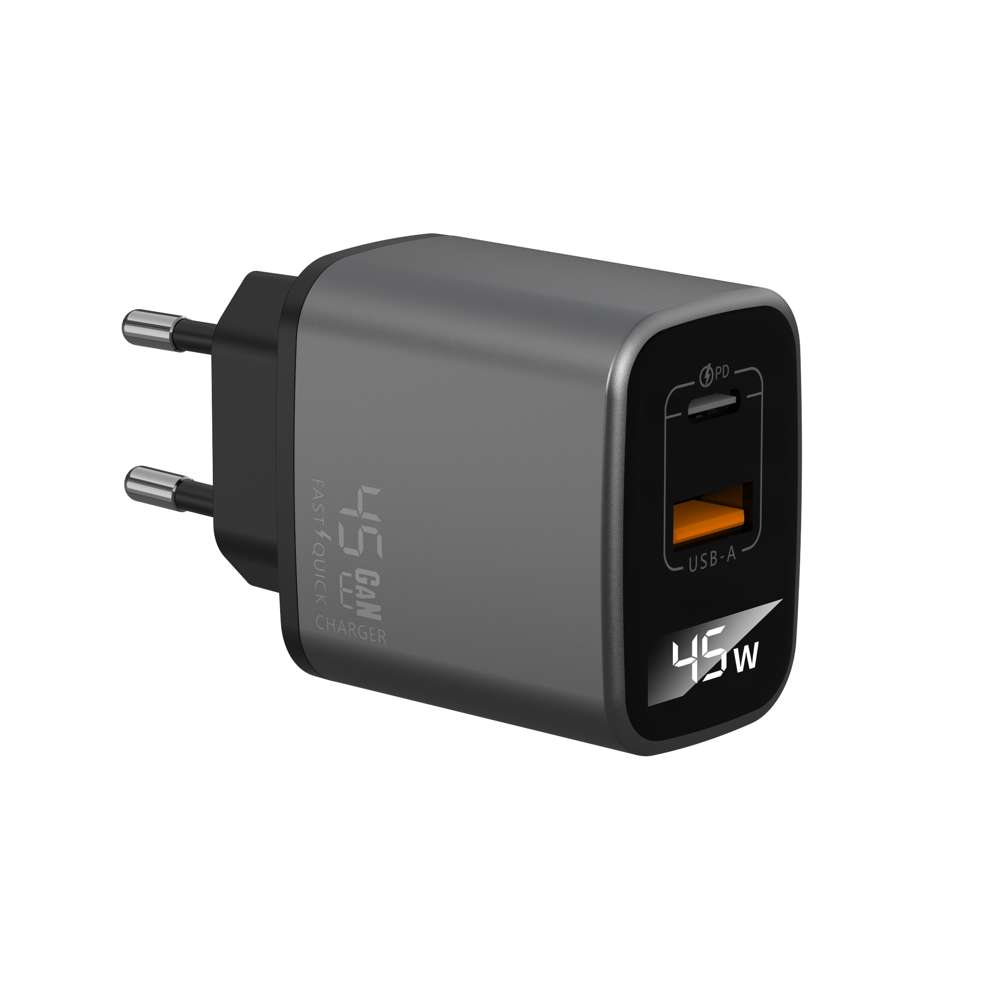 GaN Charger 45W USB-A+C