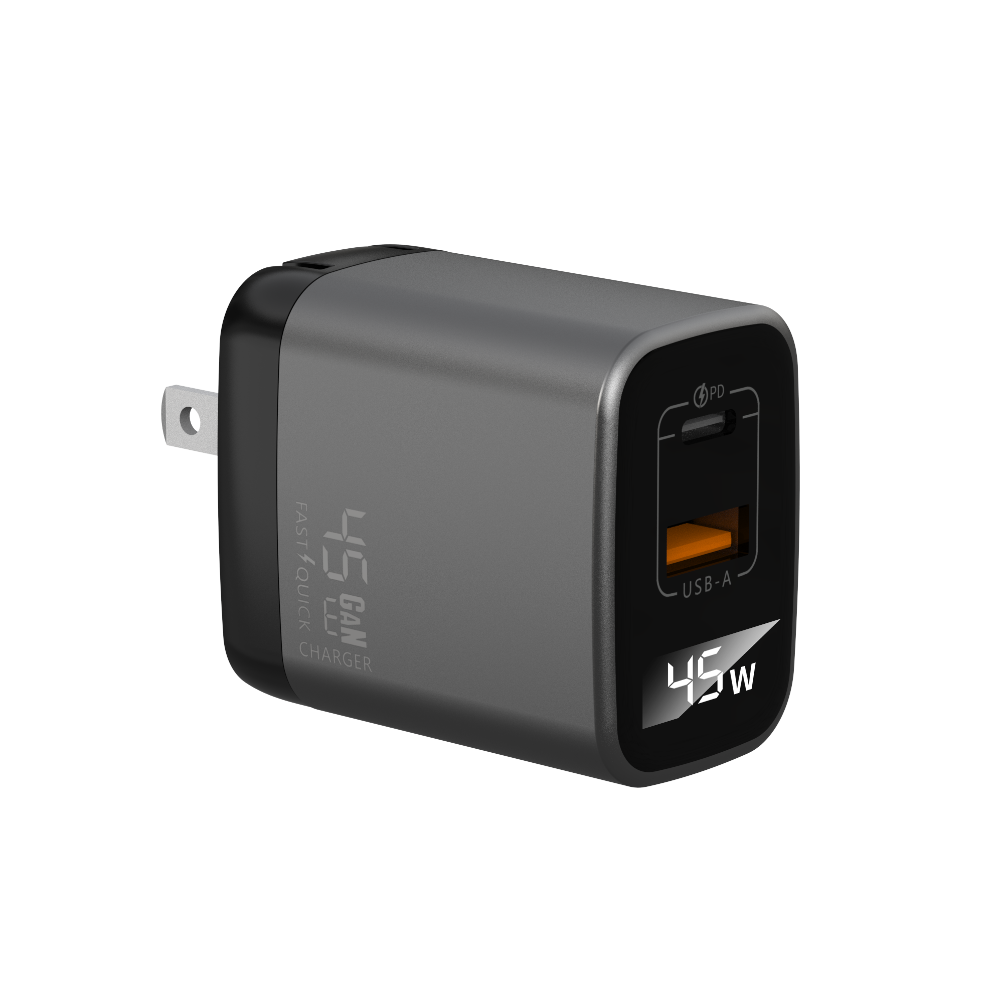 GaN Charger 45W USB-A+C