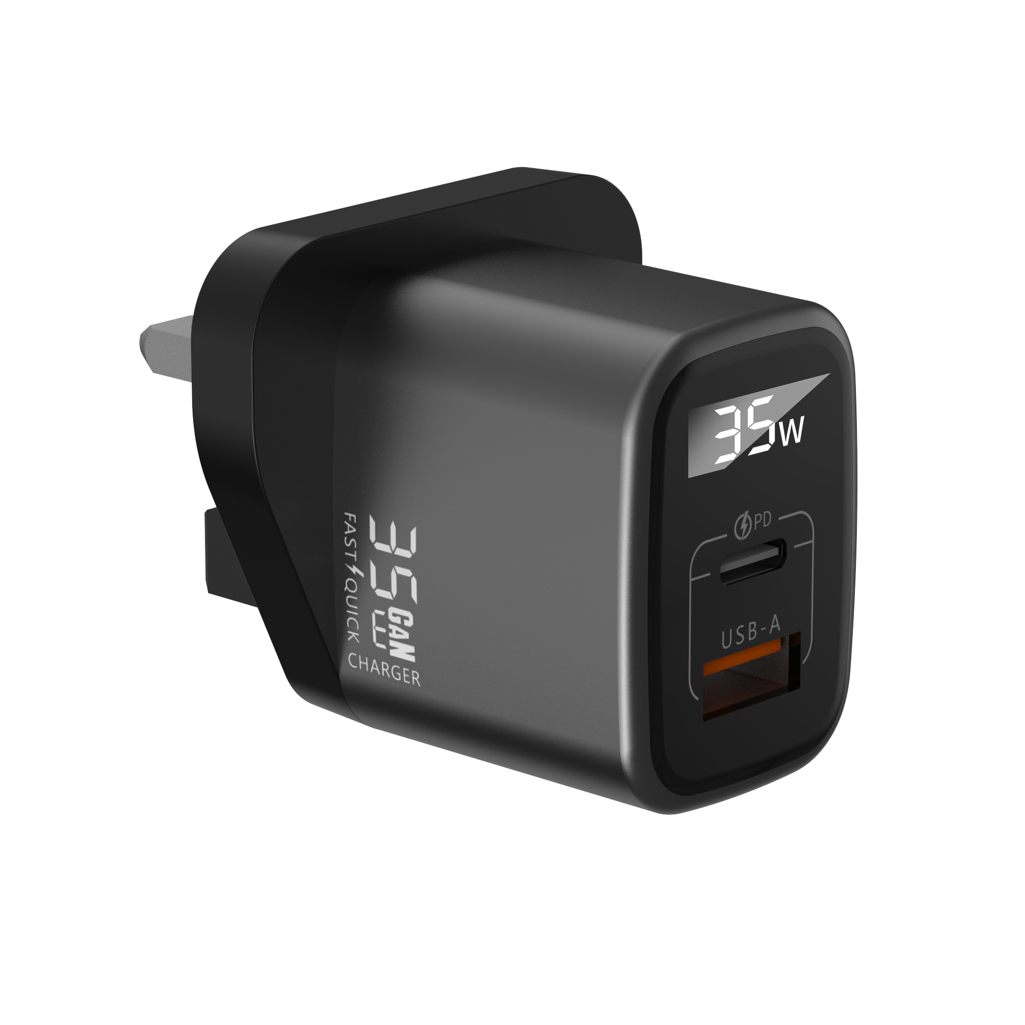 GaN Charger 35W USB-A+C