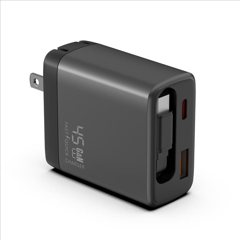 GaN Charger 45W USB-A+2C