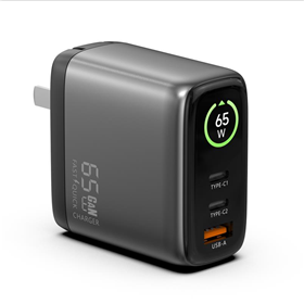 GaN Charger 65W USB-A+C+C